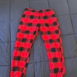 Plaid pj pants